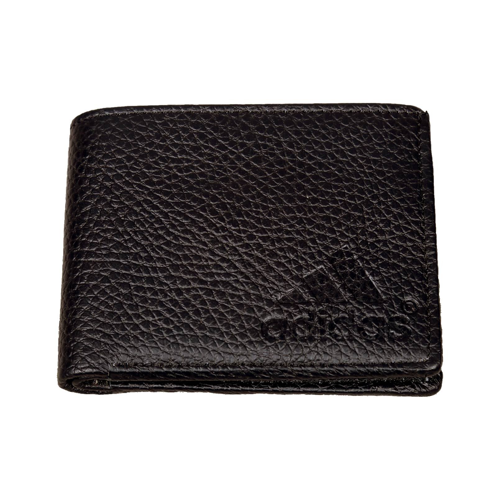 Adidas Black Color Leather Wallet Kolhapuri leather