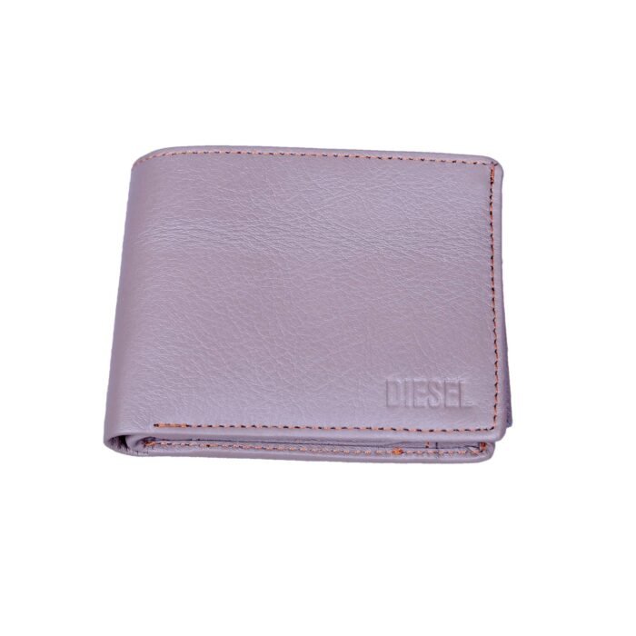 Diesel Light Purple Color Leather Wallet <div class="woocommerce-product-details__short-description"> <strong>Material:</strong> The pocket is constructed from leather, which can vary in texture, thickness, and color.The leather can be smooth, pebbled, embossed, or treated to create a specific finish. <strong>Functional Uses:</strong> Leather pockets serve a variety of functional purposes, such as storing personal items, holding tools or gadgets, or providing quick access to small items. They are often found on jackets, where they might hold a wallet or phone, or on bags, where they can keep items organized. <strong>Decorative Uses:</strong> In addition to their functional role, leather pockets can be used as decorative elements. For example, a leather pocket on a jacket or coat can add a rugged or stylish flair. On bags or accessories, leather pockets can serve as a design feature that enhances the overall look. </div>