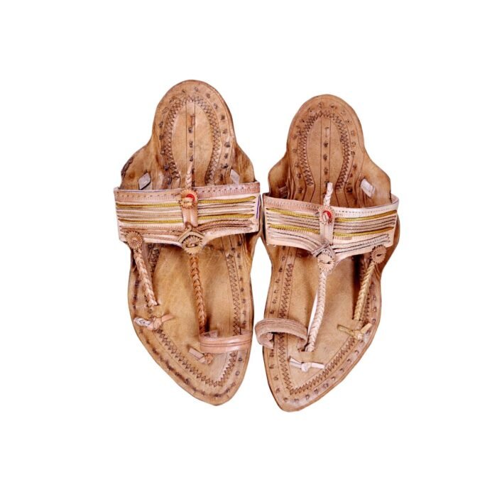 Light Brown leather chappal for men2 <div class="woocommerce-product-details__short-description"> <p style="text-align: justify;"><strong>Material:</strong> The leather used in these chappals is typically cowhide, goatskin, or buffalo leather. It is tanned and treated for durability and flexibility.</p> <p style="text-align: justify;"><strong>Comfort:</strong> Chappals are designed for comfort and ease of use. The flat soles and open design allow for breathability and freedom of movement. The leather straps typically soften with use, molding to the shape of the foot for a more customized fit.</p> <p style="text-align: justify;"><strong>Versatility:</strong> Leather chappals are versatile and can be worn with a variety of outfits, from traditional ethnic wear like sarees and salwar kameez to casual jeans or skirts. They are suitable for everyday wear as well as special occasions.</p> </div>