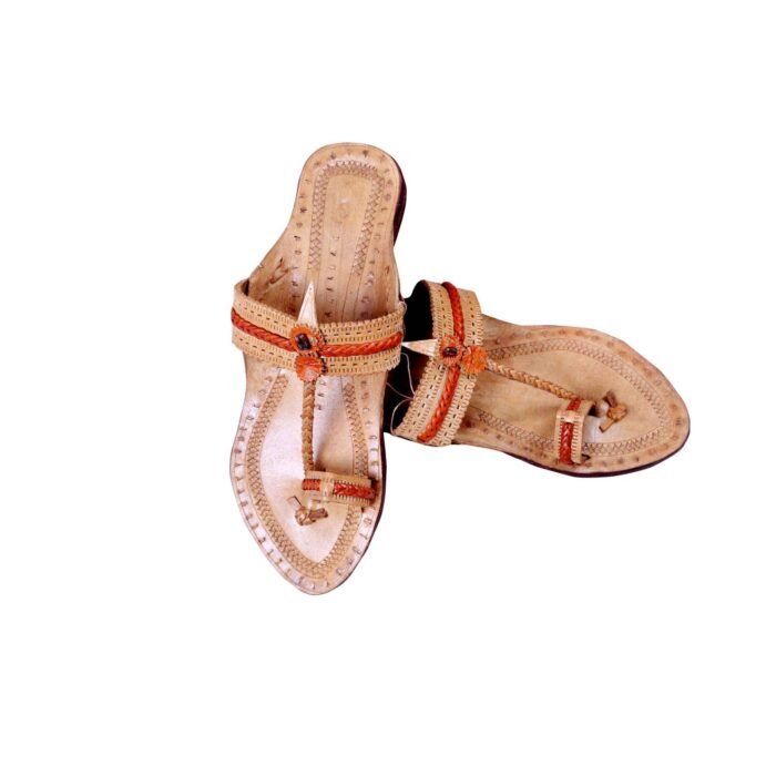 Red Detha Patti Light Brown Color Kolhapuri Leather Chappal For Women1 <div class="woocommerce-product-details__short-description"> The leather used in these chappals is typically cowhide, goatskin, or buffalo leather. It is tanned and treated for durability and flexibility. <strong>Comfort:</strong> Chappals are designed for comfort and ease of use. The flat soles and open design allow for breathability and freedom of movement. The leather straps typically soften with use, molding to the shape of the foot for a more customized fit. <strong>Versatility:</strong> Leather chappals are versatile and can be worn with a variety of outfits, from traditional ethnic wear like sarees and salwar kameez to casual jeans or skirts. They are suitable for everyday wear as well as special occasions. </div>