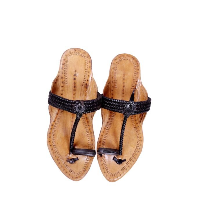 black blet light brown color chappal for women <div class="woocommerce-product-details__short-description"> <div class="woocommerce-product-details__short-description"> <div class="woocommerce-product-details__short-description"> The leather used in these chappals is typically cowhide, goatskin, or buffalo leather. It is tanned and treated for durability and flexibility. <strong>Comfort:</strong> Chappals are designed for comfort and ease of use. The flat soles and open design allow for breathability and freedom of movement. The leather straps typically soften with use, molding to the shape of the foot for a more customized fit. <strong>Versatility:</strong> Leather chappals are versatile and can be worn with a variety of outfits, from traditional ethnic wear like sarees and salwar kameez to casual jeans or skirts. They are suitable for everyday wear as well as special occasions. </div> </div> </div>