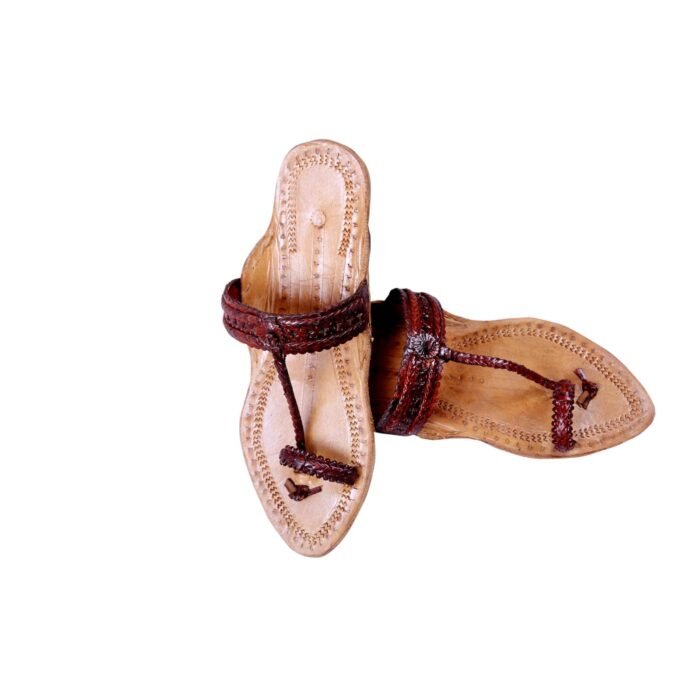 light brown leather chappal1 <div class="woocommerce-product-details__short-description"> <div class="woocommerce-product-details__short-description"> <div class="woocommerce-product-details__short-description"> The leather used in these chappals is typically cowhide, goatskin, or buffalo leather. It is tanned and treated for durability and flexibility. <strong>Comfort:</strong> Chappals are designed for comfort and ease of use. The flat soles and open design allow for breathability and freedom of movement. The leather straps typically soften with use, molding to the shape of the foot for a more customized fit. <strong>Versatility:</strong> Leather chappals are versatile and can be worn with a variety of outfits, from traditional ethnic wear like sarees and salwar kameez to casual jeans or skirts. They are suitable for everyday wear as well as special occasions. </div> </div> </div>